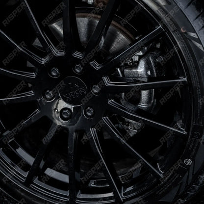 Ridge KN14 Gloss Black 6X120 20 Inch Alloys With Tyre & TPMS Package 245/40/20