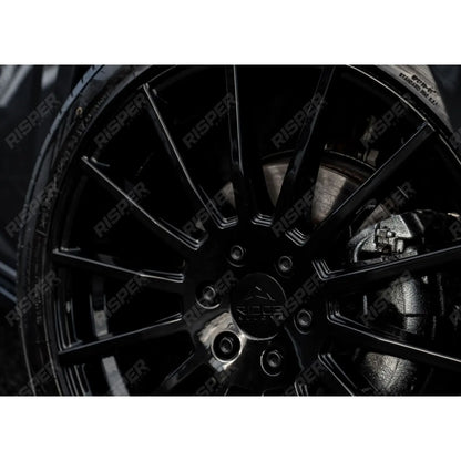 Ridge KN14 Gloss Black 6X120 20 Inch Alloys With Tyre & TPMS Package 245/40/20