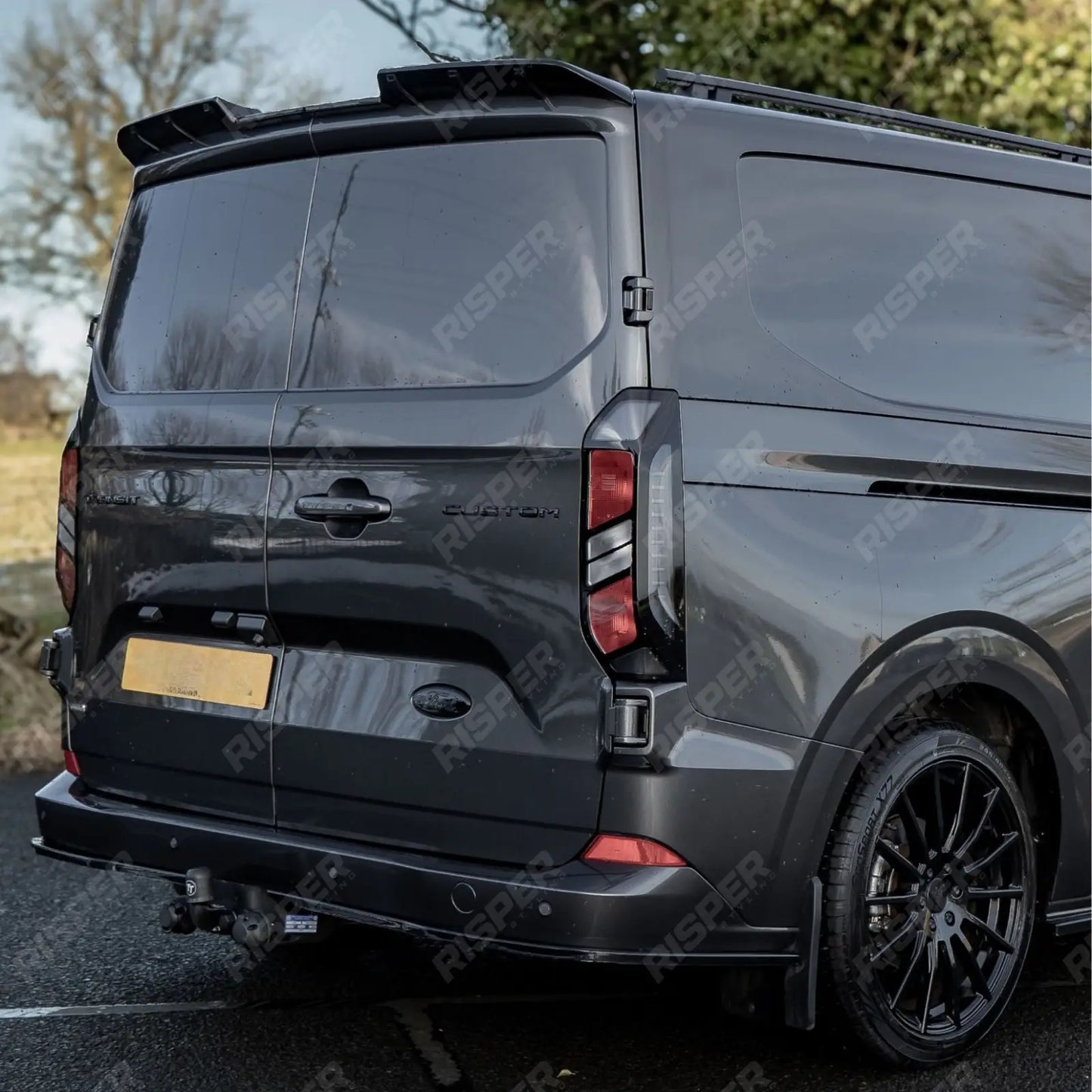Ridge KN14 Gloss Black 6X120 20 Inch Alloys With Tyre & TPMS Package 245/40/20