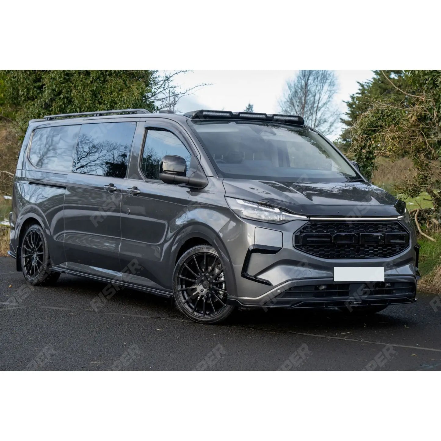 Ridge KN14 Gloss Black 6X120 20 Inch Alloys With Tyre & TPMS Package 245/40/20