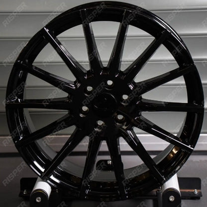 Ridge KN14 Gloss Black 6X120 20 Inch Alloys With Tyre & TPMS Package 245/40/20