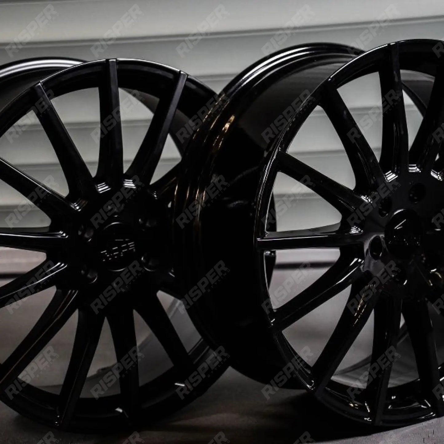 Ridge KN14 Gloss Black 6X120 20 Inch Alloys With Tyre & TPMS Package 245/40/20