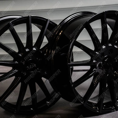 Ridge KN14 Gloss Black 6X120 20 Inch Alloys With Tyre & TPMS Package 245/40/20