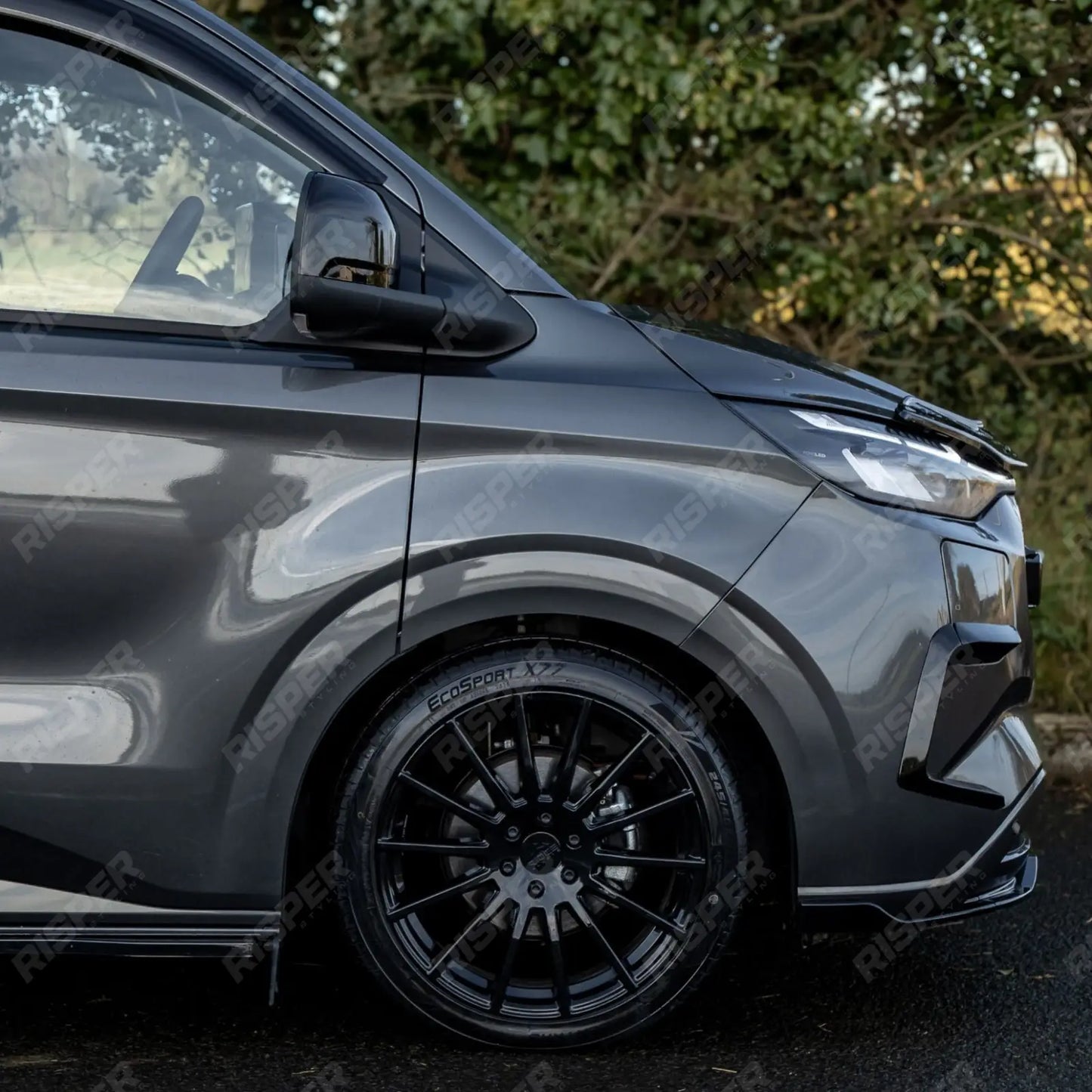 Ridge KN14 Gloss Black 6X120 20 Inch Alloys With Tyre & TPMS Package 245/40/20