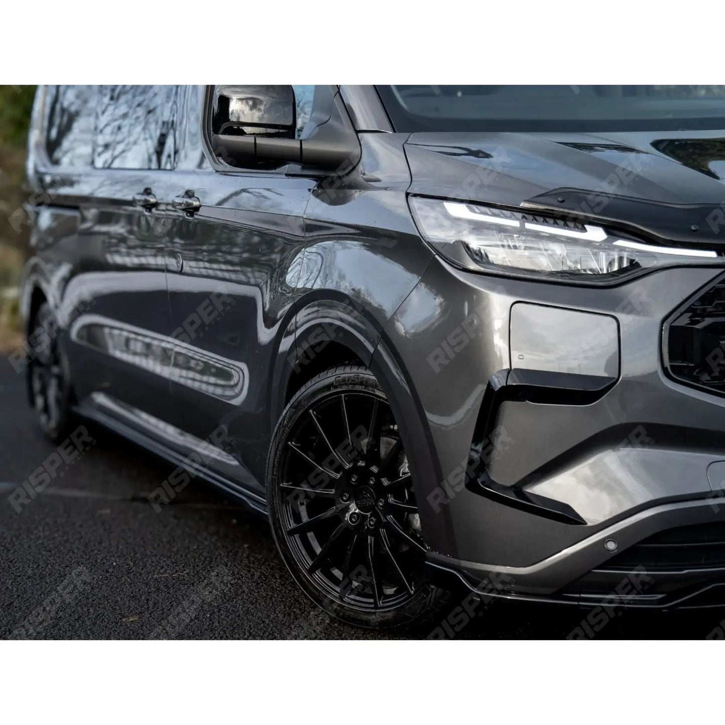 Ridge KN14 Gloss Black 6X120 20 Inch Alloys With Tyre & TPMS Package 245/40/20