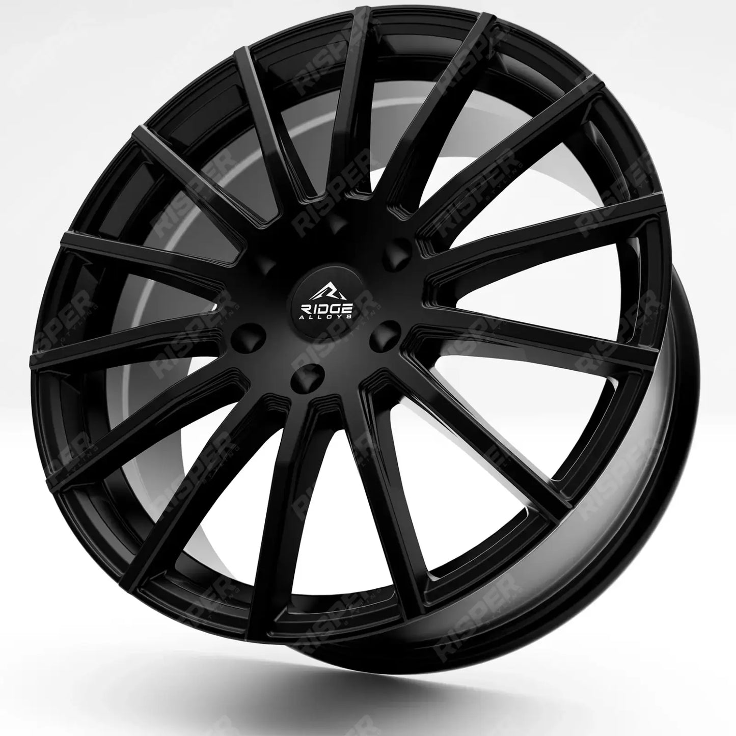 Ridge KN14 Satin Black 6X120 20 Inch Alloys With Tyre & TPMS Package 245/40/20