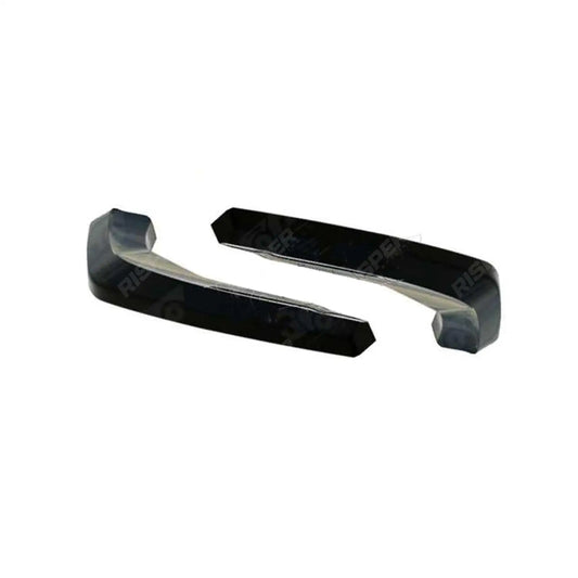 RISPER Rear Bumper Corner Splitters Gloss Black For BMW X3 G01 M Sport 2018-2021
