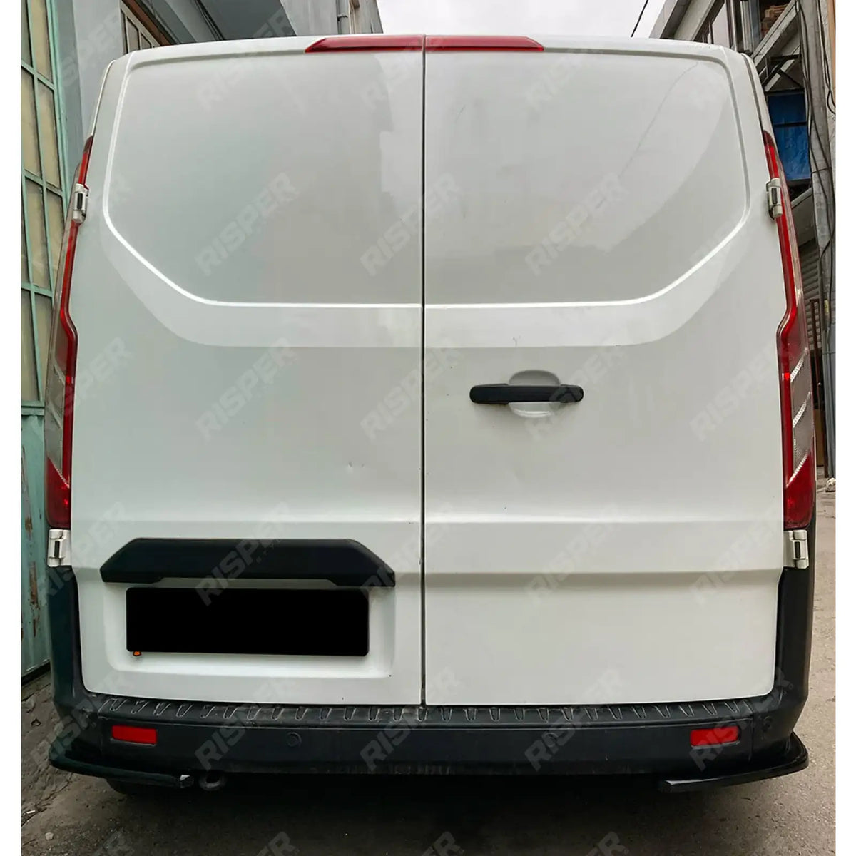 Risper Rear Bumper Splitters Gloss Black For Ford Transit Custom 2012-2023