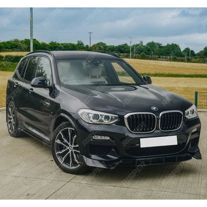 RISPER Side Skirt Splitters Gloss Black For BMW X3 G01 M Sport 2018-2021