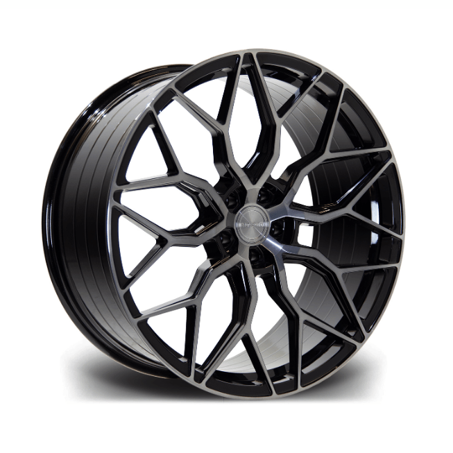 Riviera Rf108 Black Polished Dark Tint “ 20 Inch Alloy “ 5x120 - Qty1 - TMC Motorsport