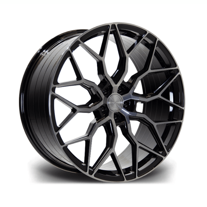 Riviera Rf108 Black Polished Dark Tint “ 20 Inch Alloy “ 5x120 - Qty1 - TMC Motorsport