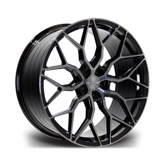 Riviera Rf108 Black Polished Dark Tint “ 20 Inch Alloy “ 5x120 - Qty1 - TMC Motorsport