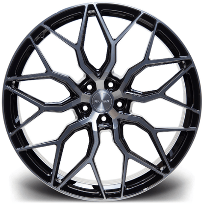 Riviera Rf108 Black Polished Dark Tint “ 20 Inch Alloy “ 5x120 - Qty1 - TMC Motorsport