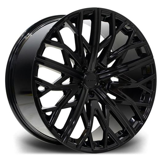 Riviera Rv131 Gloss Black 22 Inch Alloys “ 5x112 - TMC Motorsport