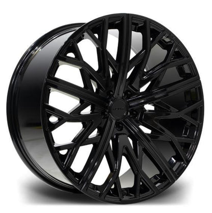 Riviera Rv131 Gloss Black 22 Inch Alloys – 5x120 - Qty1