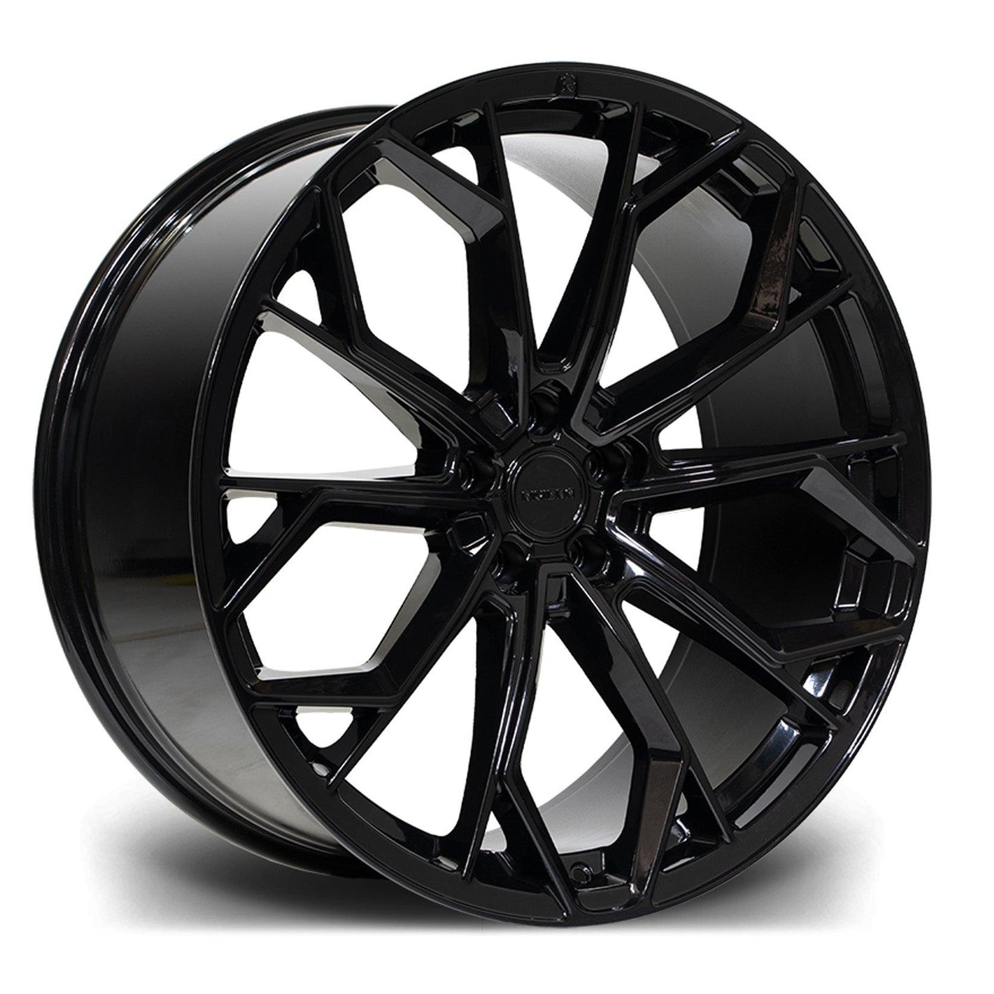 RIVIERA RV133 GLOSS BLACK 23 INCH ALLOYS “ 5X112 25 66.6 - TMC Motorsport