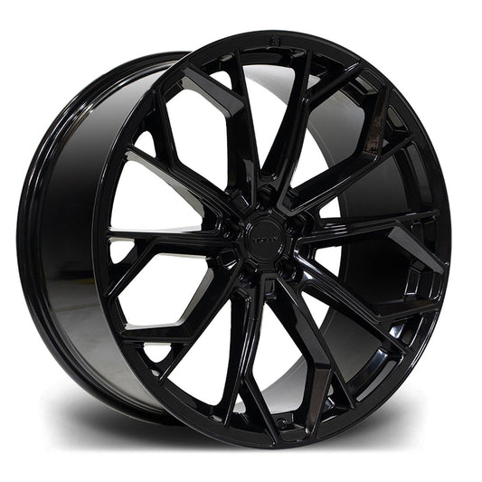 Riviera Rv133 Gloss Black 23 Inch Alloys “ 5x120 35 74.1 “ Qty 1 - TMC Motorsport