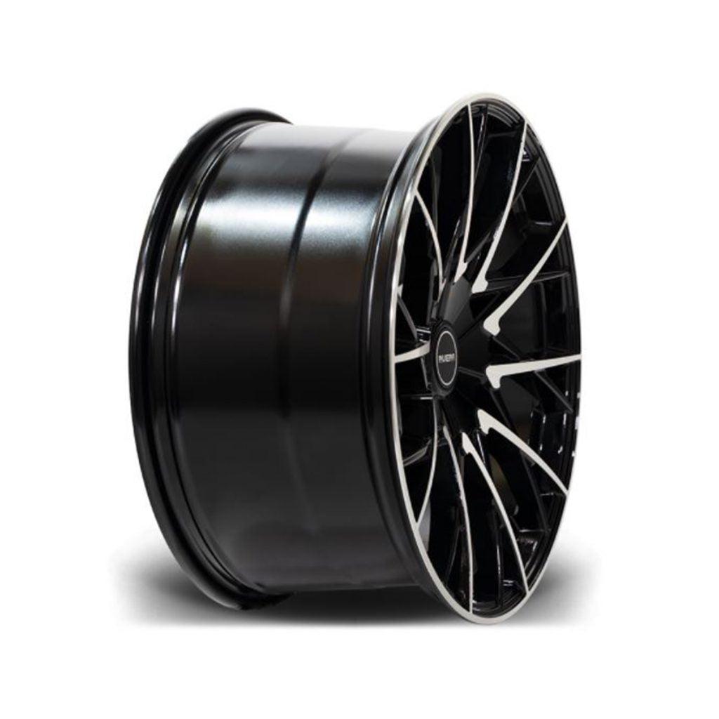 Riviera Rv197 Black Polished “ 20 Inch Alloys “ 5x120 - Qty1 - TMC Motorsport