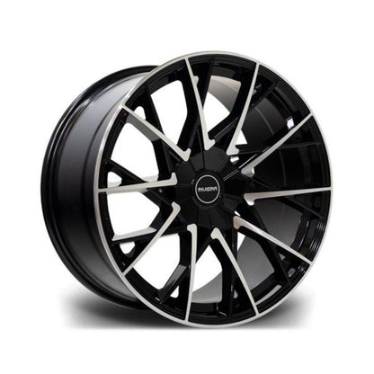 Riviera Rv197 Black Polished “ 20 Inch Alloys “ 5x120 - Qty1 - TMC Motorsport