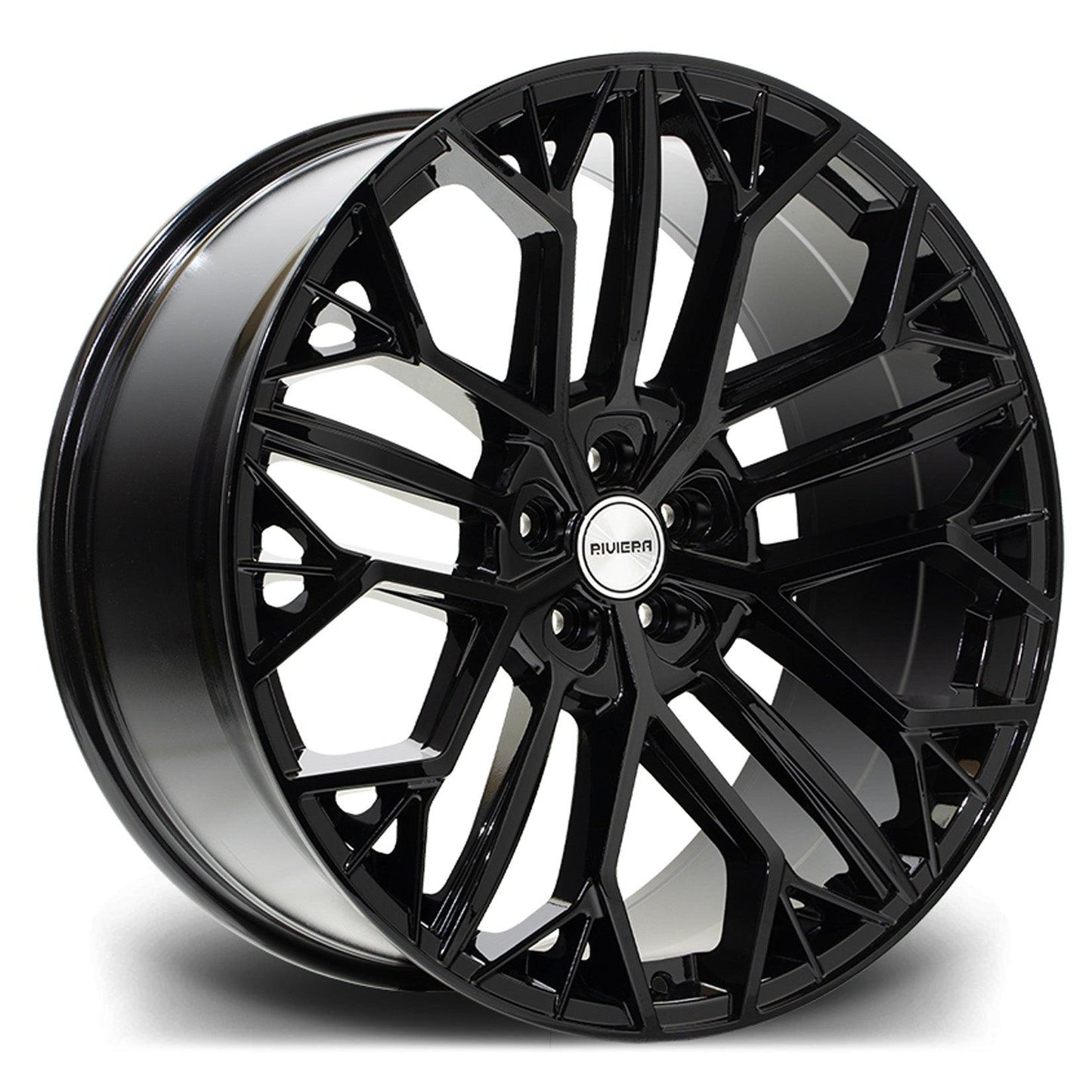 Riviera Rv198 Gloss Black 23 Inch Alloys “ 5x120 35 72.6 “ Qty 1 - TMC Motorsport