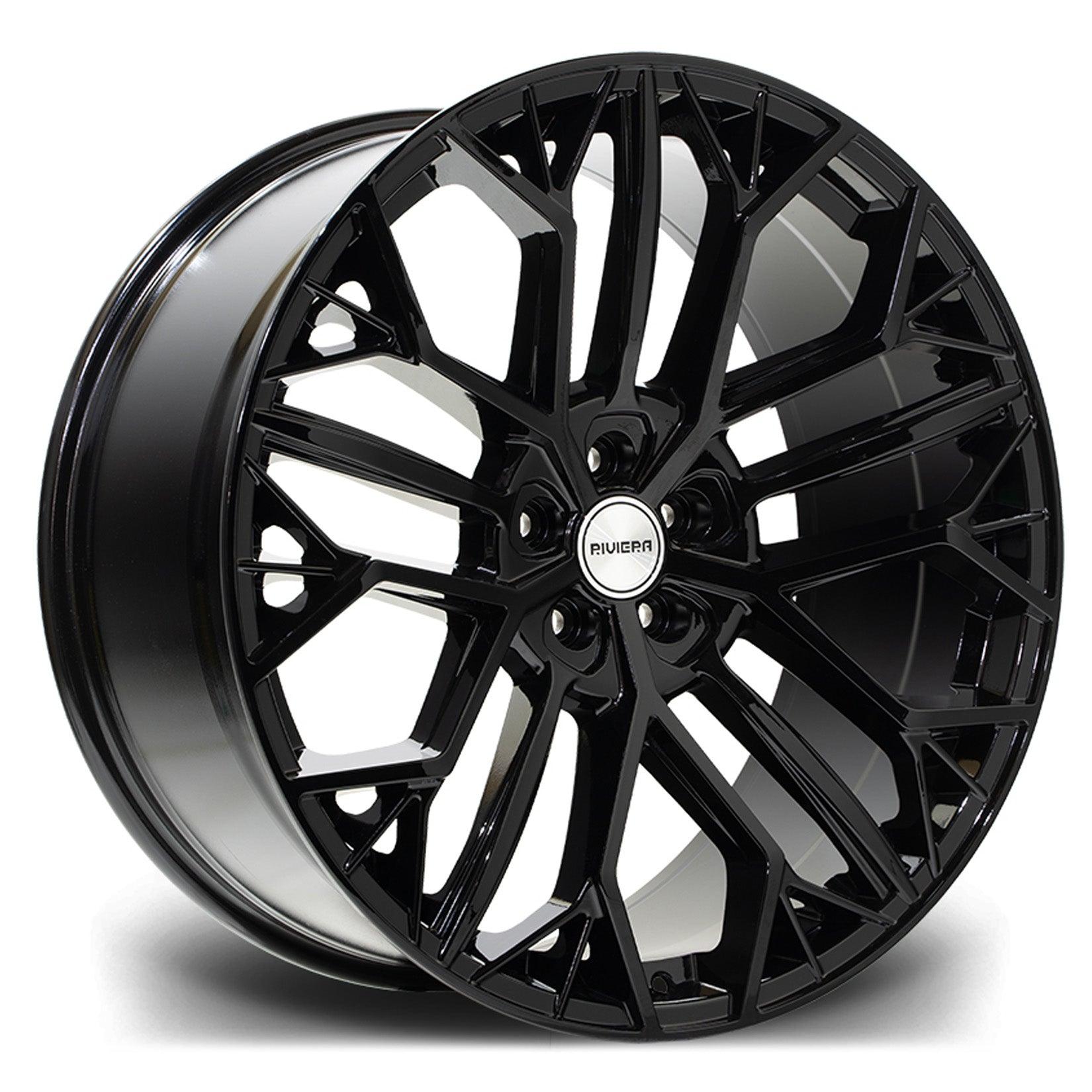 Riviera Rv198 Gloss Black 23 Inch Alloys “ 5x120 35 72.6 “ Qty 1 - TMC Motorsport