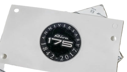Genuine Abarth 695 Rivale 'Riva 175' Anniversary Pillar Badge – 500 / 595 / 695