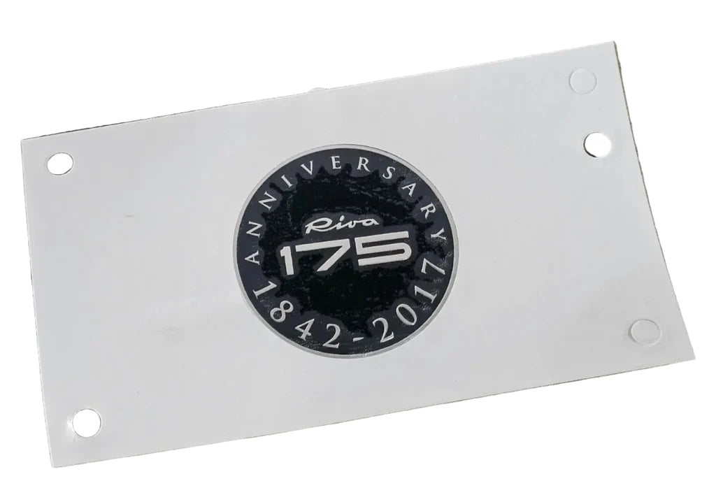 Genuine Abarth 695 Rivale 'Riva 175' Anniversary Pillar Badge – 500 / 595 / 695