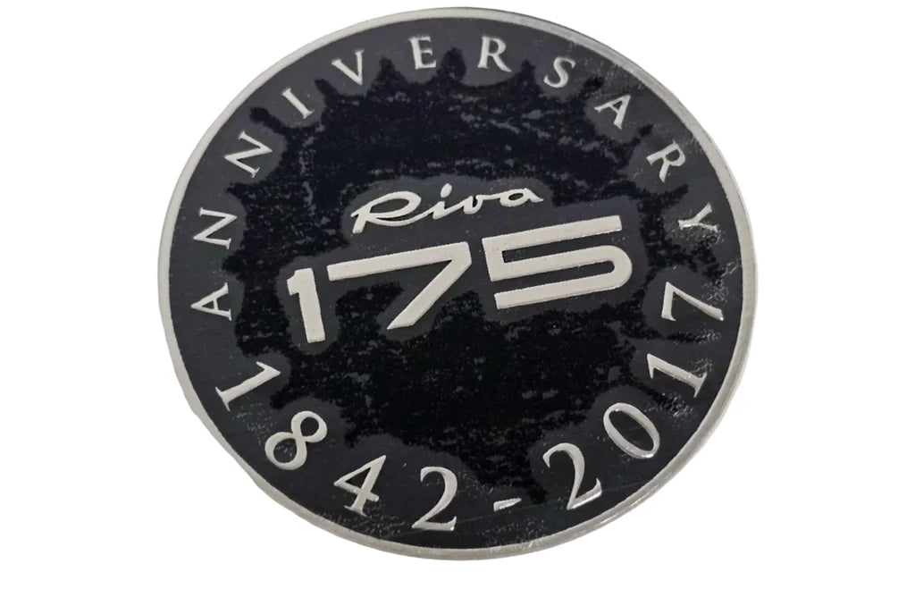 Genuine Abarth 695 Rivale 'Riva 175' Anniversary Pillar Badge – 500 / 595 / 695