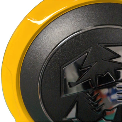 Genuine Abarth Alloy Wheel Centre Cap – Mustard Yellow – 500 / 595 / 695 / Punto Evo