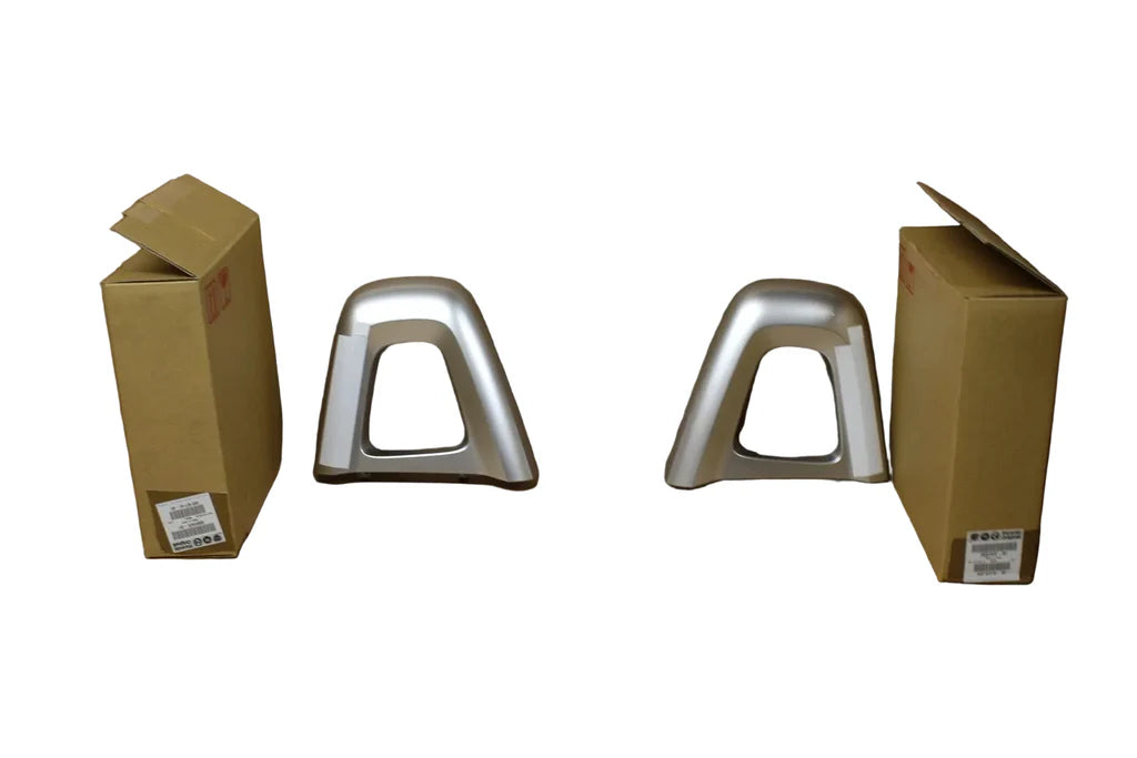 Genuine Abarth / Fiat Seat Bar Cladding – Silver – 124 Spider