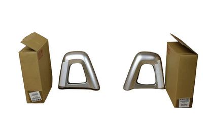 Genuine Abarth / Fiat Seat Bar Cladding – Silver – 124 Spider