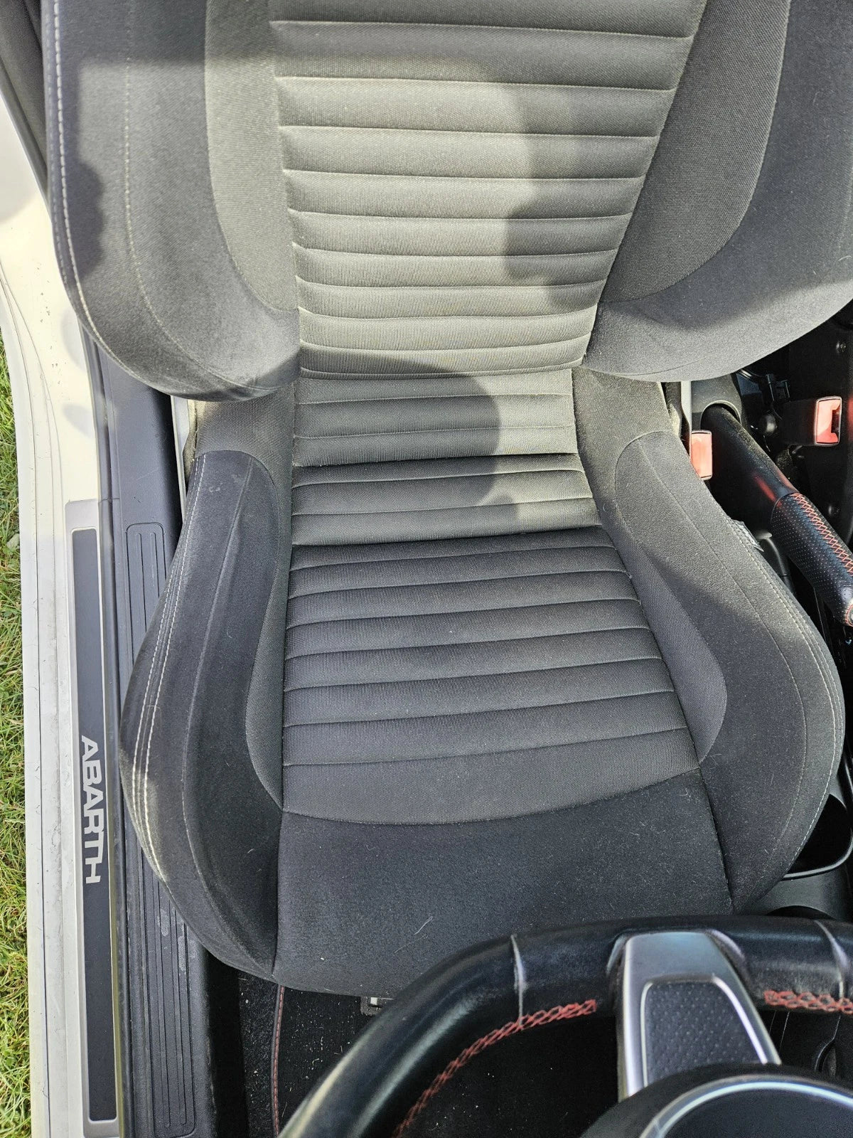 Used Genuine Abarth Sabelt 70 GT Alcantara Front Seats Only - TMC Motorsport