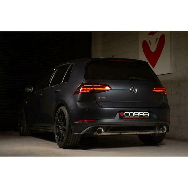 Cobra Sport VW Golf GTI (Mk7.5) 2.0 TSI (5G) (17-20) Venom Box Delete Race Cat Back Performance Exhaust - TMC Motorsport