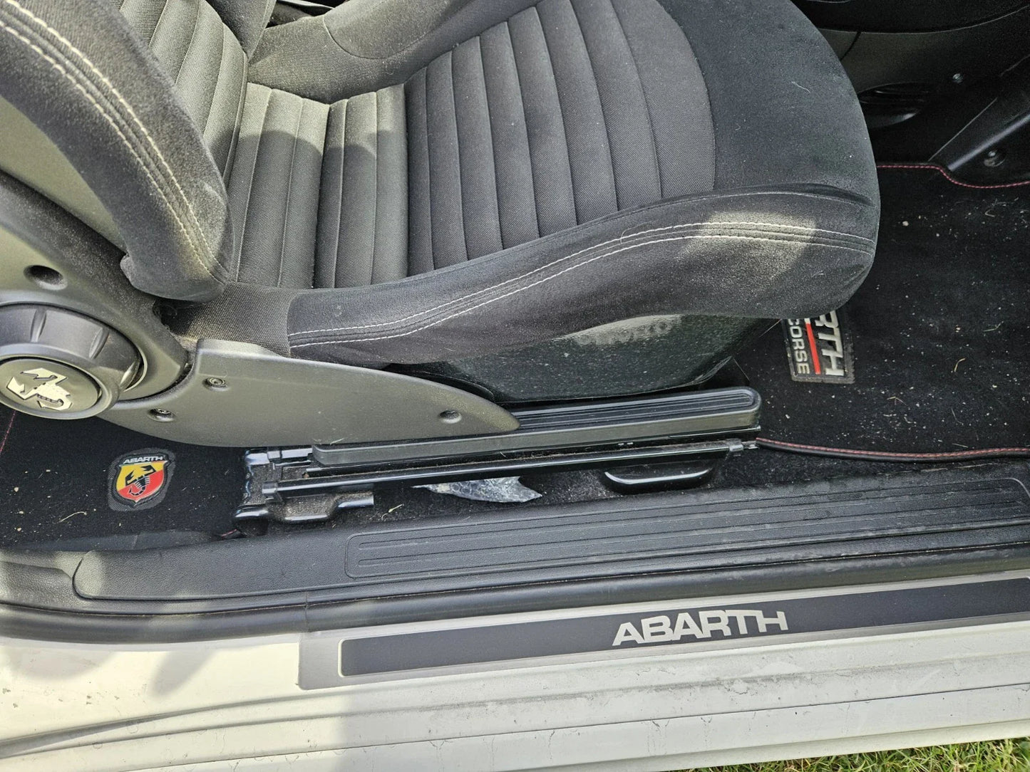 Used Genuine Abarth Sabelt 70 GT Alcantara Front Seats Only - TMC Motorsport