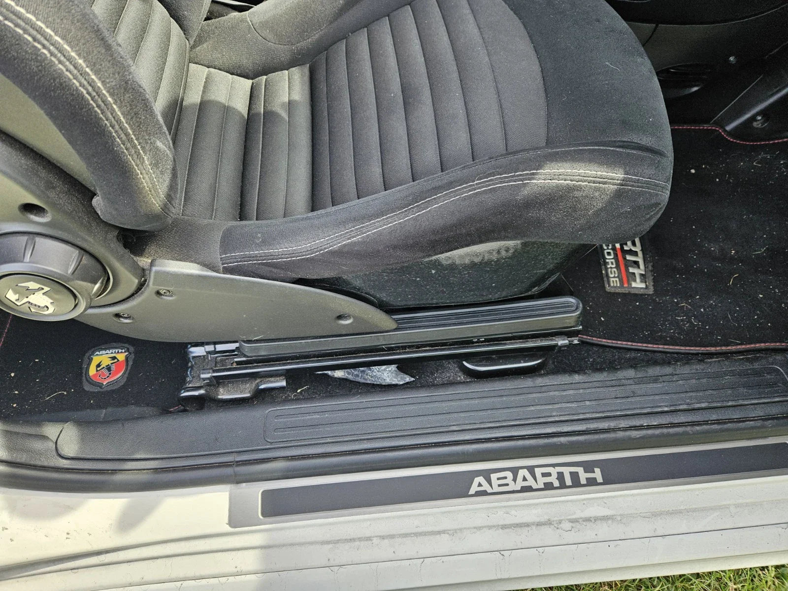 Used Genuine Abarth Sabelt 70 GT Alcantara Front Seats Only - TMC Motorsport