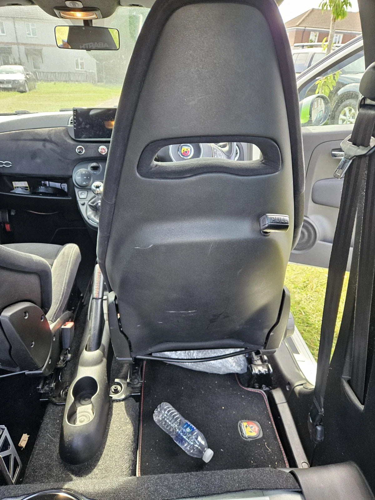 Used Genuine Abarth Sabelt 70 GT Alcantara Front Seats Only - TMC Motorsport