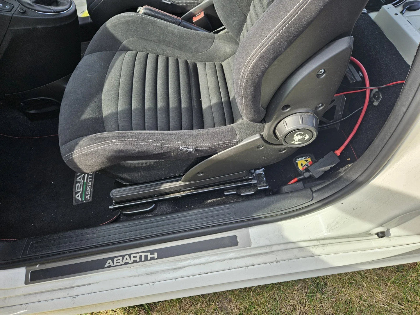 Used Genuine Abarth Sabelt 70 GT Alcantara Front Seats Only - TMC Motorsport