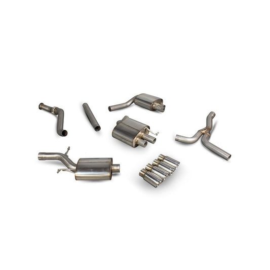 Scorpion Exhausts - Audi A5 B8 2.0 TFSI 2012 To 2016 Resonated Cat-Back System SAU073 - TMC Motorsport