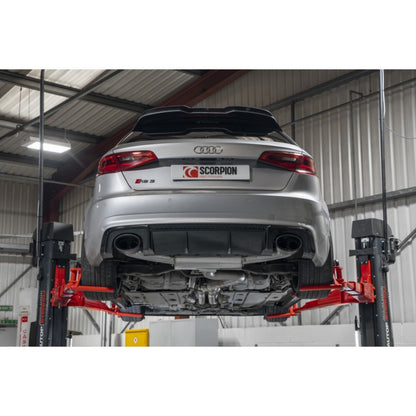 Scorpion Exhausts - Audi RS3 8V Pre-Facelift Sportback Non Resonated Cat-Back Non Valved SAUS107CF - TMC Motorsport