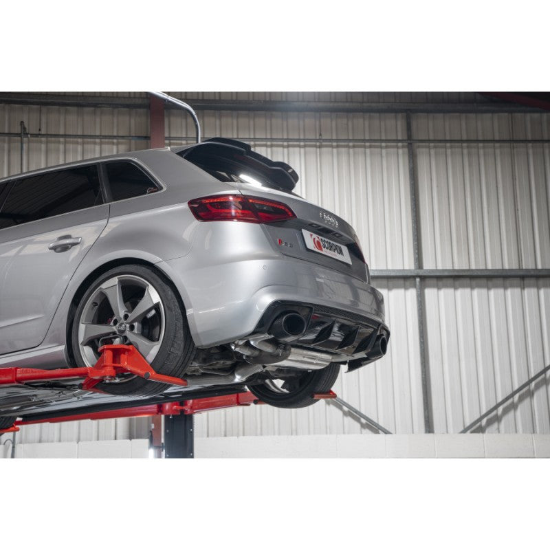 Scorpion Exhausts - Audi RS3 8V Pre-Facelift Sportback Non Resonated Cat-Back With Valves SAUS106CF - TMC Motorsport