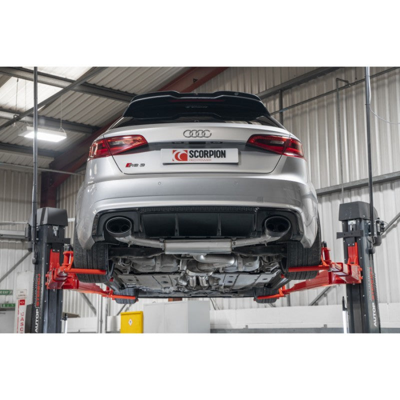 Scorpion Exhausts - Audi RS3 8V Pre-Facelift Sportback Resonated Cat-Back With Valves SAU106CF - TMC Motorsport