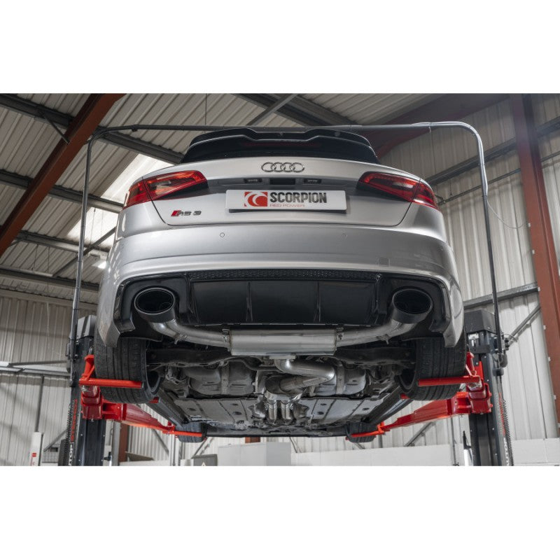 Scorpion Exhausts - Audi RS3 8V Pre-Facelift Sportback Resonated Cat-Back With Valves SAU106CF - TMC Motorsport