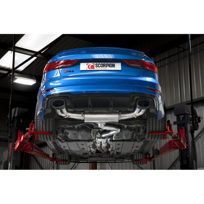 Scorpion Exhausts - Audi RS3 Saloon 8V Resonated Cat-Back / GPF Back System With Electronic Valves SAU083CF - TMC Motorsport
