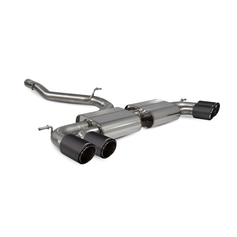 Scorpion Exhausts - Audi S3 8V 2.0T 3 Door & Sportback Non Resonated Cat-Back / GPF Back System NON VALVED SAUS109CF - TMC Motorsport