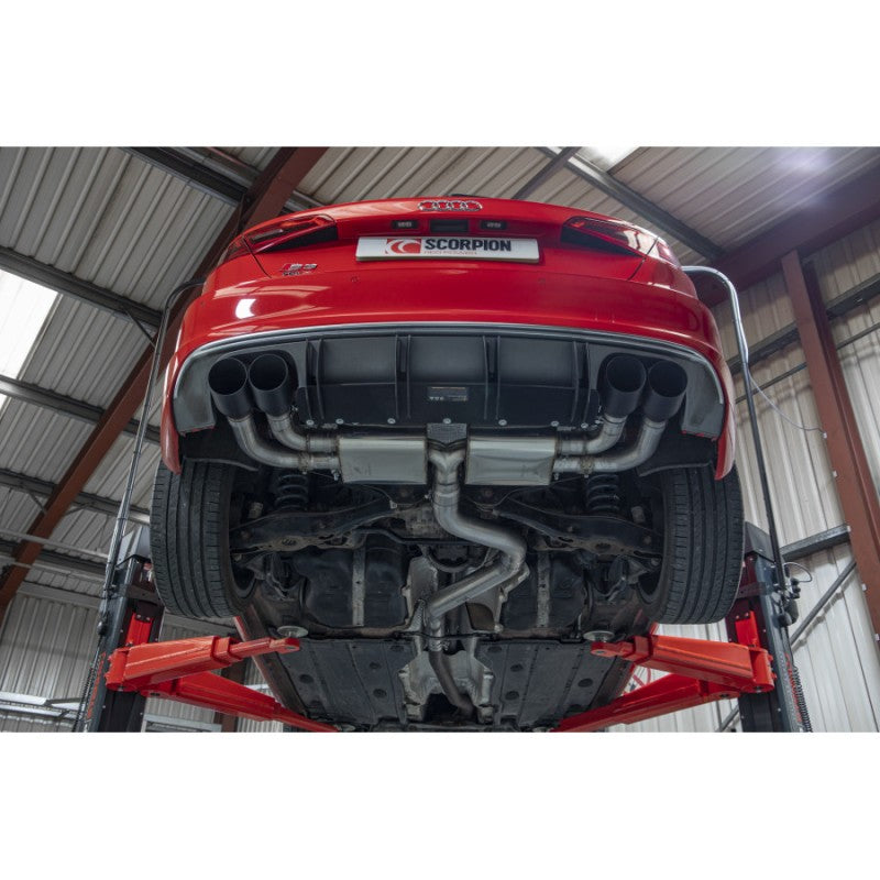 Scorpion Exhausts - Audi S3 8V 2.0T 3 Door & Sportback Non Resonated Cat-Back / GPF Back System Valved SAUS108C - TMC Motorsport