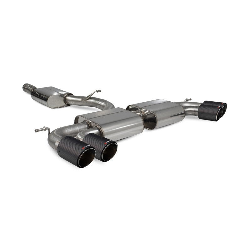 Scorpion Exhausts - Audi S3 8V 2.0T 3 Door & Sportback Resonated Cat-Back / GPF Back System NON VALVED SAU109CF - TMC Motorsport