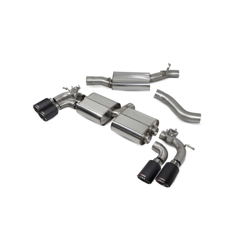 Scorpion Exhausts - Audi S3 8V 2.0T 3 Door & Sportback Resonated Cat-Back / GPF Back System Valved SAU108CF - TMC Motorsport