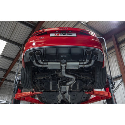 Scorpion Exhausts - Audi S3 8V 2.0T 3 Door & Sportback Resonated Cat-Back / GPF Back System Valved SAU108CF - TMC Motorsport