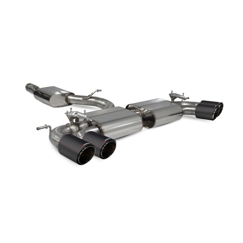 Scorpion Exhausts - Audi S3 8V 2.0T 3 Door & Sportback Resonated Cat-Back / GPF Back System Valved SAU108CF - TMC Motorsport