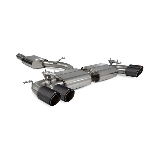 Scorpion Exhausts - Audi S3 8V 2.0T 3 Door & Sportback Resonated Cat-Back / GPF Back System Valved SAU108CF - TMC Motorsport